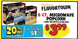 Ollie's Guy Fieri's FLAUORTOWN MICROWAVE POPCORN offer
