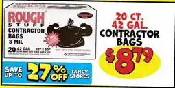 Ollie's CONTRACTOR BAGS offer