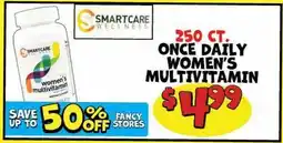 Ollie's SMARTCARE WELLNESS ONCE DAILY WOMEN'S MULTIVITAMIN offer