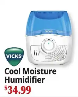 Ocean State Job Lot VICKS Cool Moisture Humidifier offer