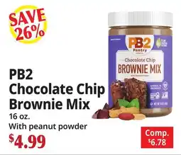 Ocean State Job Lot PB2 Chocolate Chip Brownie Mix offer
