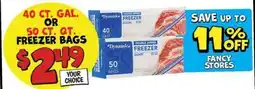 Ollie's FREEZER BAGS offer