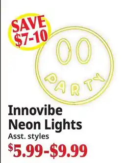 Ocean State Job Lot Innovibee Neon Lights offer
