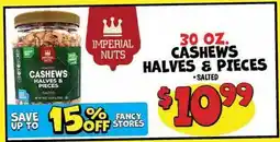 Ollie's CASHEWS HALVES & PIECES offer