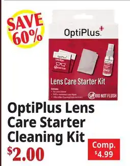 Ocean State Job Lot OptiPlus Lens Care Starter Cleaning Kit offer