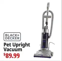 Ocean State Job Lot BLACK+DECKER Pet Upright Vacuum offer