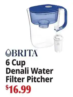 Ocean State Job Lot BRITA 6 Cup Denali Water Filter Pitcher offer