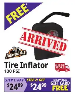 Ocean State Job Lot Tire Inflator offer