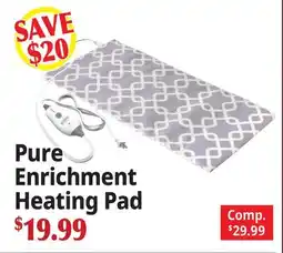 Ocean State Job Lot Pure Enrichment Heating Pad offer