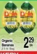 Superior Grocers =Organic Bananas offer