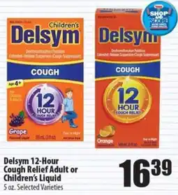 Times Supermarkets Delsym 12-Hour Cough Relief Adult or Children's Liquid offer