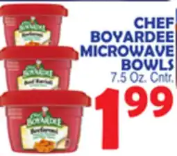 Bravo Supermarkets CHEF BOYARDEE MICROWAVE BOWLS offer