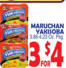 Bravo Supermarkets MARUCHAN YAKISOBA offer
