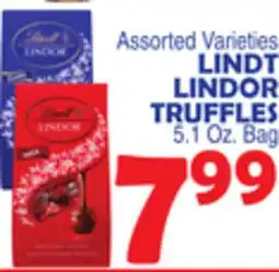 Bravo Supermarkets LINDT LINDOR TRUFFLES offer
