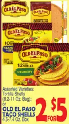 Bravo Supermarkets OLD EL PASO TACO SHELLS offer