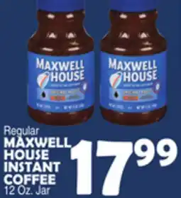 Bravo Supermarkets MAXWELL HOUSE INSTANT COFFEE offer