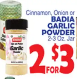 Bravo Supermarkets BADIA GARLIC POWDER offer