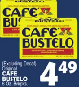 Bravo Supermarkets Original CAFÉ BUSTELO offer