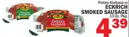 Bravo Supermarkets ECKRICH SMOKED SAUSAGE offer
