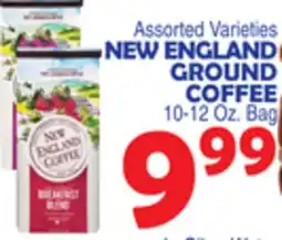 Bravo Supermarkets NEW ENGLAND GROUND COFFEE offer