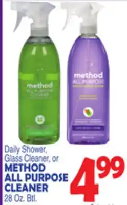 Bravo Supermarkets METHOD ALL PURPOSE CLEANER offer