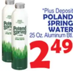 Bravo Supermarkets POLAND SPRING WATER offer
