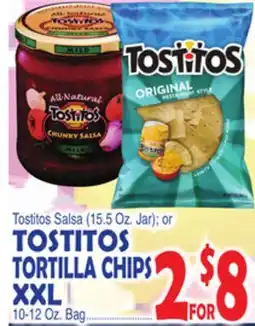 Bravo Supermarkets TOSTITOS TORTILLA CHIPS XXL offer