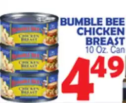Bravo Supermarkets BUMBLE BEE CHICKEN BREAST offer