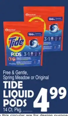Bravo Supermarkets TIDE LIQUID PODS offer