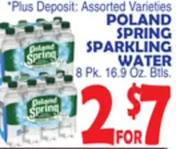 Bravo Supermarkets POLAND SPRING SPARKLING WATER offer