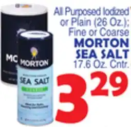 Bravo Supermarkets MORTON SEA SALT offer