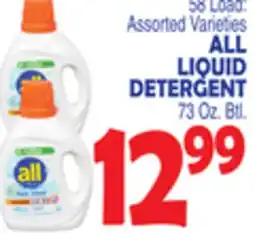 Bravo Supermarkets ALL LIQUID DETERGENT offer