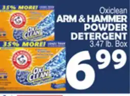 Bravo Supermarkets OXICLEAN ARM & HAMMER POWDER DETERGENT offer