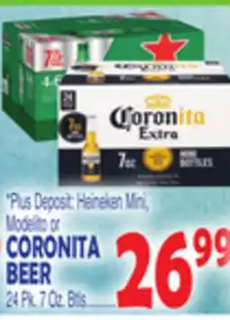 Bravo Supermarkets CORONITA BEER offer