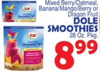 Bravo Supermarkets DOLE SMOOTHIES offer