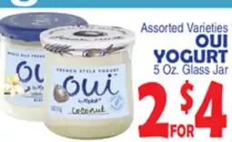 Bravo Supermarkets OUI YOGURT offer