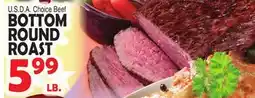 Bravo Supermarkets BOTTOM ROUND ROAST offer
