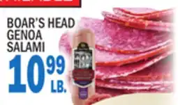 Bravo Supermarkets BOAR'S HEAD GENOA SALAMI offer