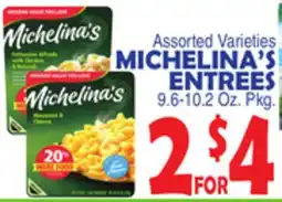 Bravo Supermarkets MICHELINA'S ENTREES offer