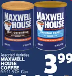 Bravo Supermarkets MAXWELL HOUSE COFFEE offer