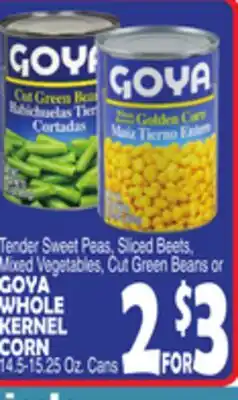 Bravo Supermarkets GOYA WHOLE KERNEL CORN offer