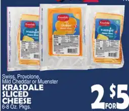 Bravo Supermarkets KRASDALE SLICED CHEESE offer