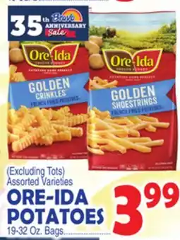 Bravo Supermarkets ORE-IDA POTATOES offer