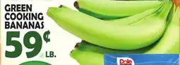 Bravo Supermarkets GREEN COOKING BANANAS offer