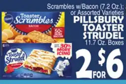 Bravo Supermarkets PILLSBURY TOASTER STRUDEL offer