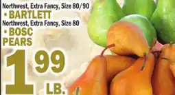 Bravo Supermarkets BARTLETT, BOSC PEAR offer