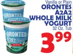 Bravo Supermarkets ORONTES A2A2 WHOLE MILK YOGURT offer