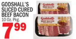 Bravo Supermarkets GODSHALL'S SLICED CURED BEEF BACON offer