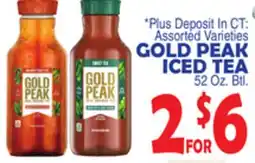 Bravo Supermarkets GOLD PEAK ICED TEA offer
