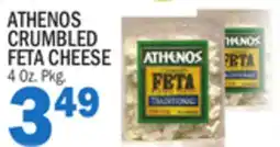 Bravo Supermarkets ATHENOS CRUMBLED FETA CHEESE offer